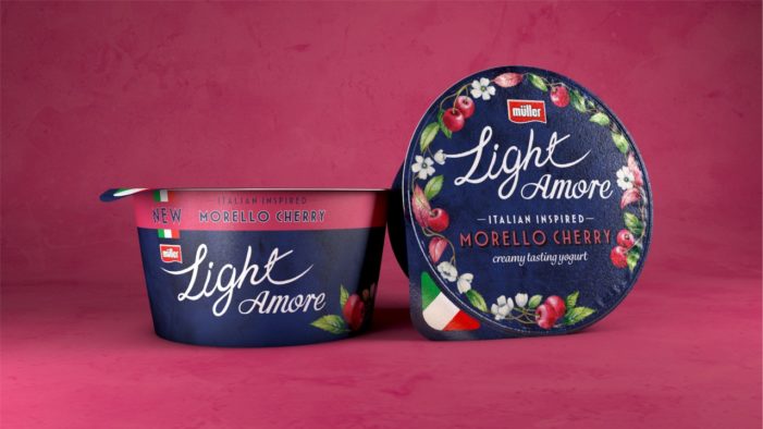 Coley Porter Bell Designs Müllerlight’s First Italian-Style Yogurt, Amore