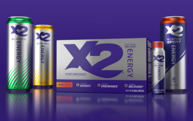 X2 All Natural Energy Drink Rebrand Supports Natural Alternative