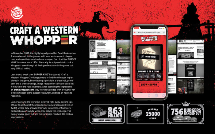 Craft a Wester Whopper