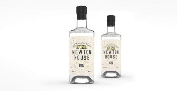 Design Happy Provides Fresh New Branding for Newton House Gin