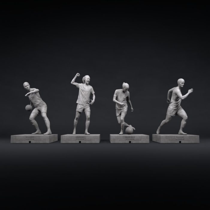 Coca-Cola and The Swedish Football Association Launches Statues of Four Female Football Stars