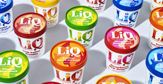 Belgian Alcoholic Ice Cream Brand LiQ Launches Across Europe, with New Branding by B&B Studio