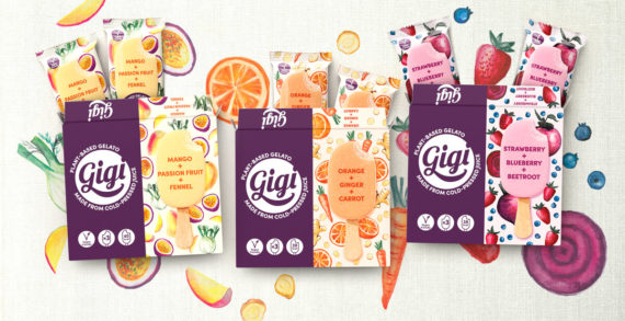 Plant-Based Gelato Gigi Launches with Category-Changing Branding by Straight Forward Design