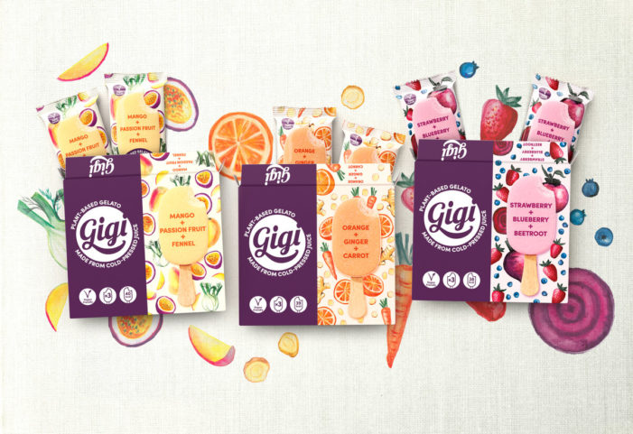 Plant-Based Gelato Gigi Launches with Category-Changing Branding by Straight Forward Design