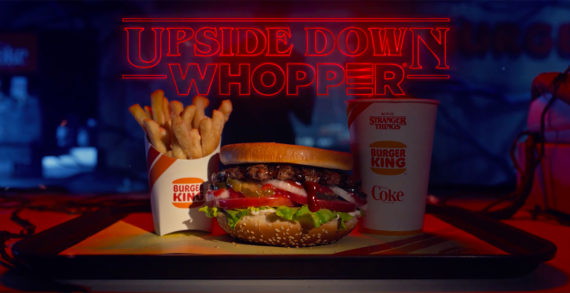 Burger King Prepares for Stranger Things with Upside Down Whopper