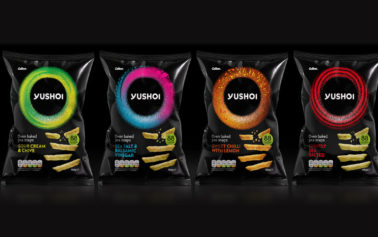 Elmwood Visualises Taste and Texture for Redesign of Yushoi, the Japanese-Inspired Snack Brand