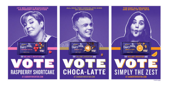 Cadbury Challenges the UK to Vote Between Three New Limited-Edition Cadbury Dairy Milk Bars