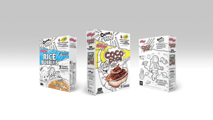 Kellogg’s Goes Black and White in New ‘Colour & Win’ Promotion with Crayola