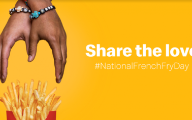 Diverse Hands Become the Golden Arches in McDonald’s National French Fry Day Campaign