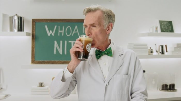 Starbucks and Bill Nye Explain the Science Behind the ‘Whoa Nitro’ in New Campaign