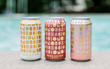 Watermark Brings the California Sunshine to the Canned Wine Shelf via Obsession Wines Branding