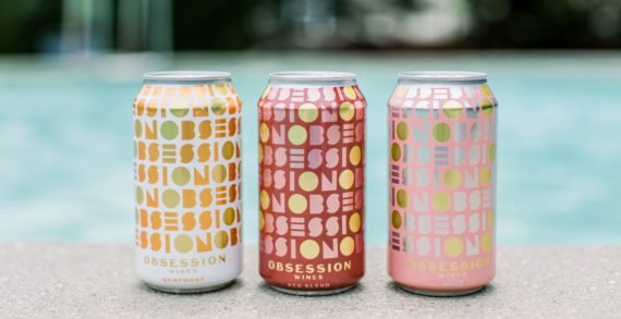 Watermark Brings the California Sunshine to the Canned Wine Shelf via Obsession Wines Branding