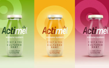 Danone Teams with Dragon Rouge for the Design and Launch of Actimel Fruit & Veg Cultured Shot