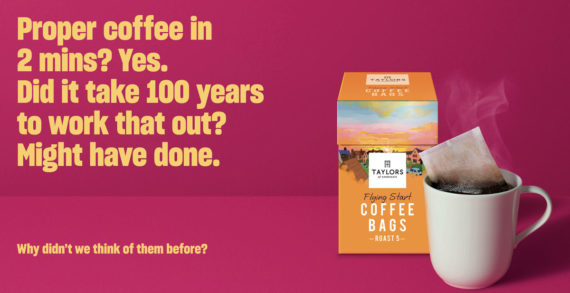 Taylors Asks ‘Why Didn’t We Think of Them Before?’  in New Coffee Bags Campaign by Lucky Generals