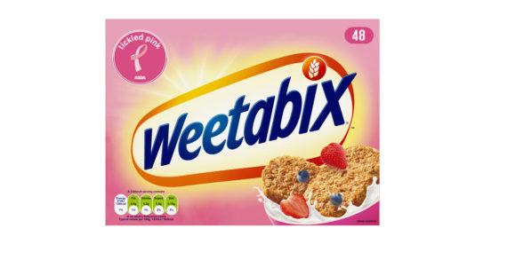 Weetabix launch a limited edition pink pack to support Asda’s Tickled Pink initiative