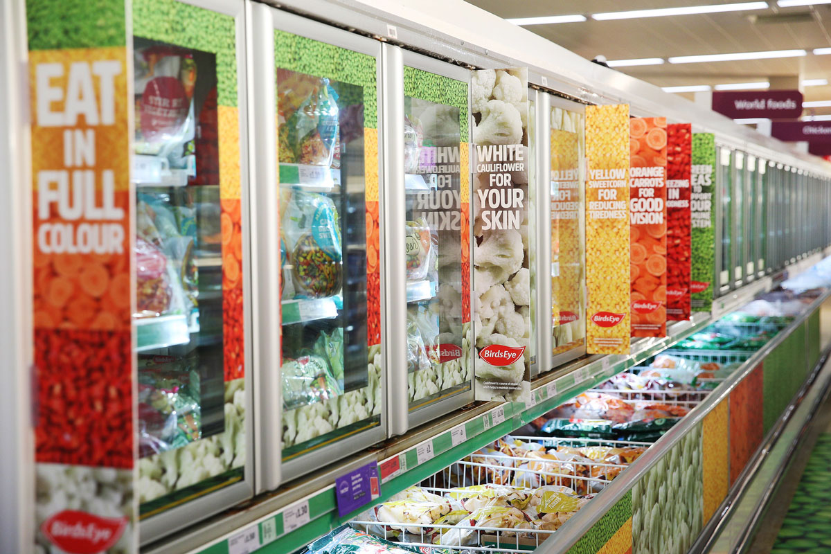 Birds Eye and Sainsbury’s revamp frozen aisle to get people to shop in