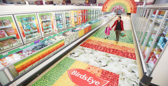 Birds Eye and Sainsbury’s revamp frozen aisle to get people to shop in full colour