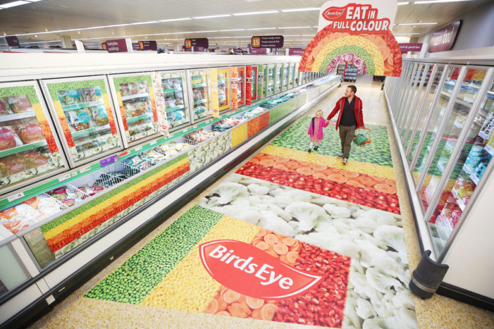 Birds Eye and Sainsbury’s revamp frozen aisle to get people to shop in full colour