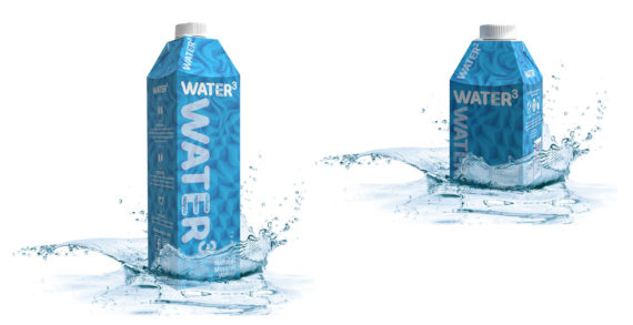 Start-up Brand DRINKS3 Launches New Responsible WATER3 in SIG’S Combidome Carton Bottle