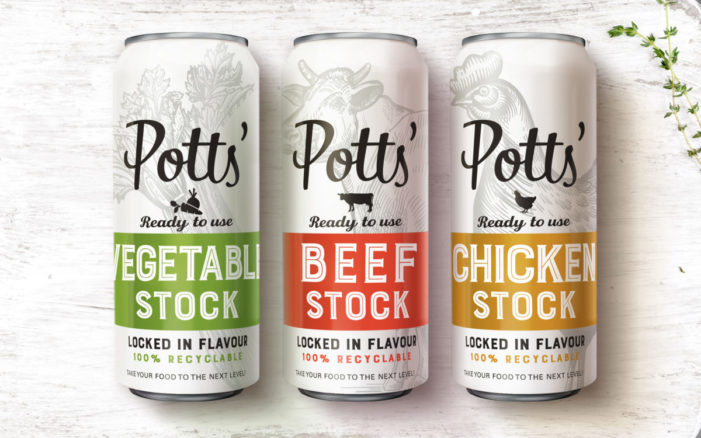 Potts’ Create A Major Stir With Category First In New Packaging Design.