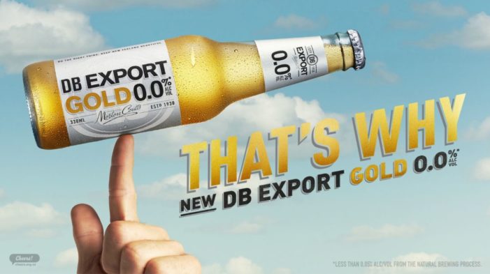 DB Export GOLD 0.0% Campaign Lands Classic Satirical Kiwi Humour