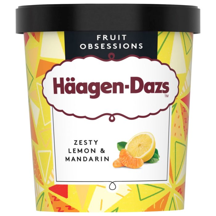 Haagen-Dazs Lemon and Mandarin