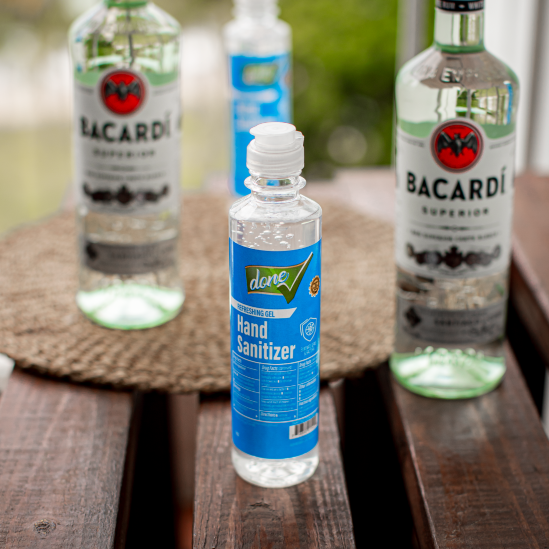 Hand Sanitizers made with help from Bacardi in Puerto Rico (Photo Courtesy Bacardi)