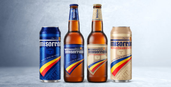 Nude Brand Creation develops new visual identity and packaging for leading Romanian beer brand Timisoreana.