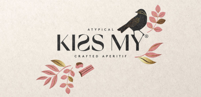 Pearlfisher creates brand identity and packaging design for adventurous vermouth brand, “Kiss My”