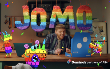 Domino’s Vibrant New All4 Idents Bring Joy to Those Who Have Been Missing Out