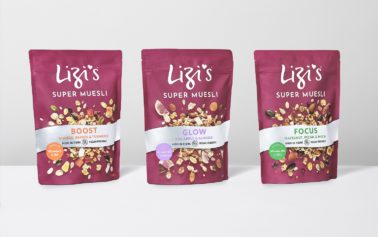 Lizi’s reveals new range of Super Mueslis with creative by Carter Wong