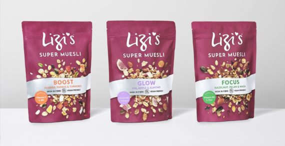 Lizi’s reveals new range of Super Mueslis with creative by Carter Wong