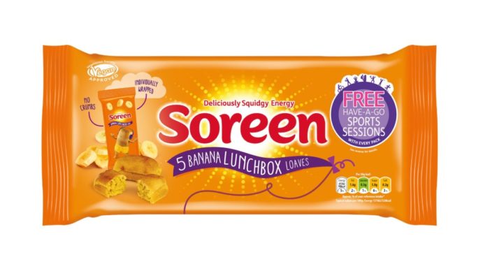 Soreen launch new on-pack promotion with FREE have-a-go sports sessions with every purchase