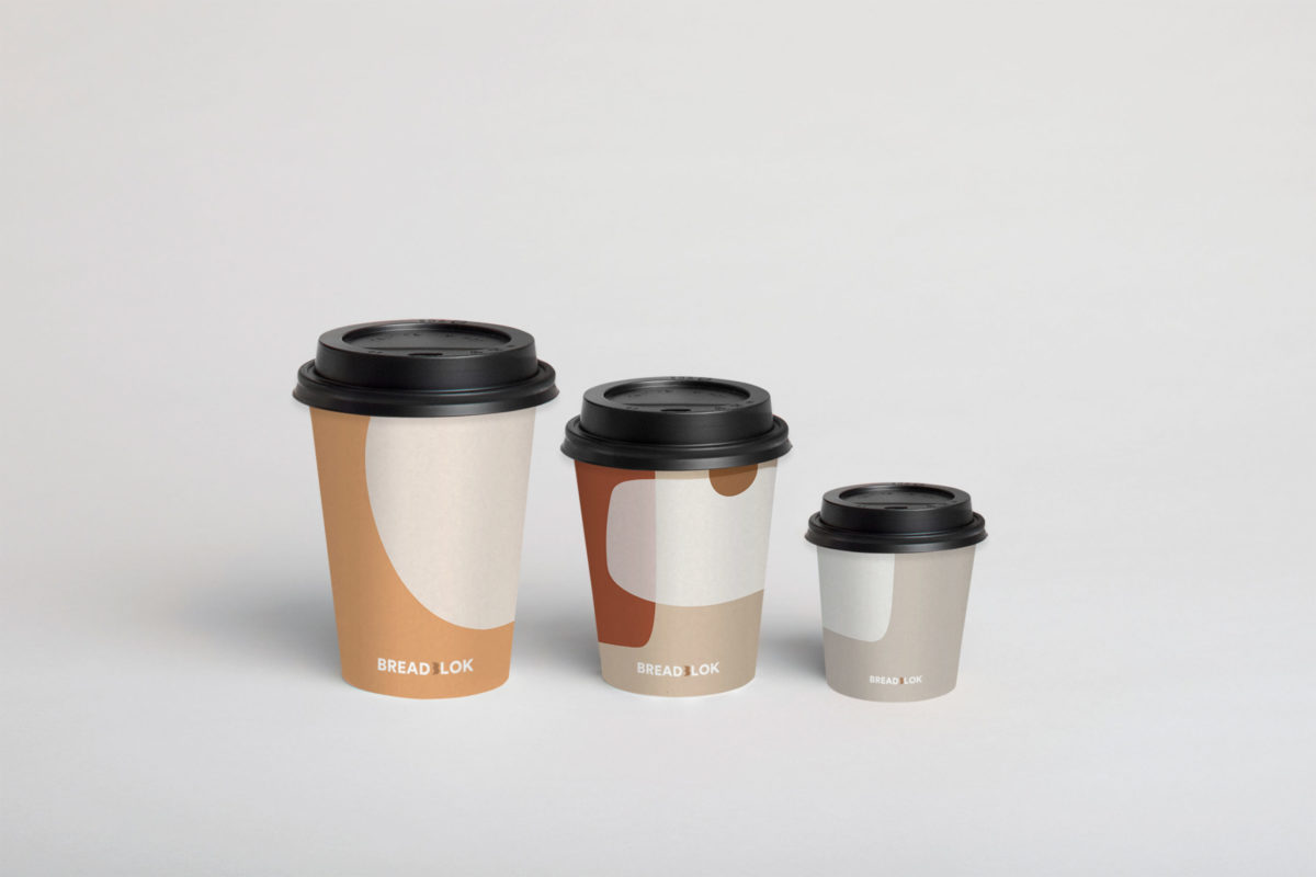 Charlie Smith Design – BREADBLOK – Coffee Cups Packaging – image credit – Lucianna McIntosh dot com