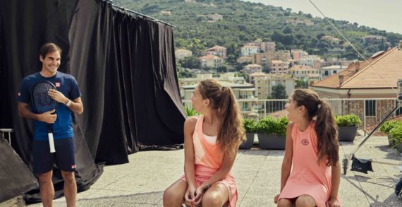 Roger Federer surprises two special fans with a tennis game on a rooftop in new Global Barilla campaign