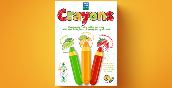 Crayons – Kid’s Fruit Juice – With Branding and Packaging by Simon Pendry Creative