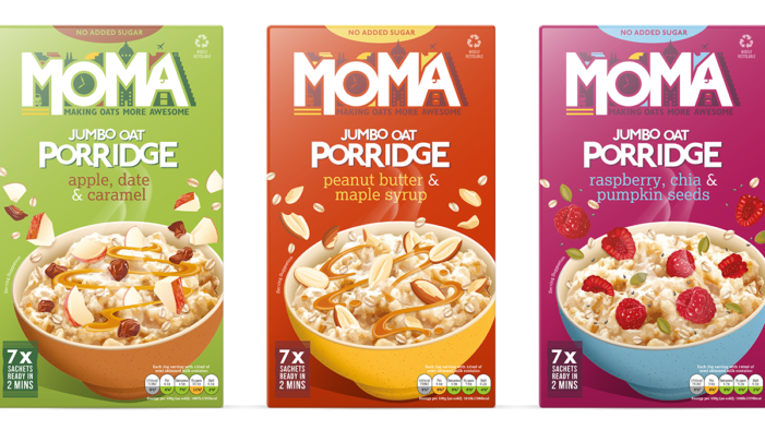 MOMA Launches Three New, No Added Sugar, Porridge Flavours