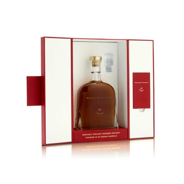 GPA Luxury teams up with Woodford Reserve to produce a striking red and white pack for the bourbon brand’s Baccarat Edition