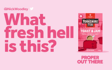 Lucky Generals and Goodstuff create cheeky responsive campaign as the nation’s collective mind is blown by Yorkshire Tea’s new Toast & Jam blend