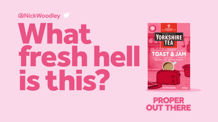 Lucky Generals and Goodstuff create cheeky responsive campaign as the nation’s collective mind is blown by Yorkshire Tea’s new Toast & Jam blend