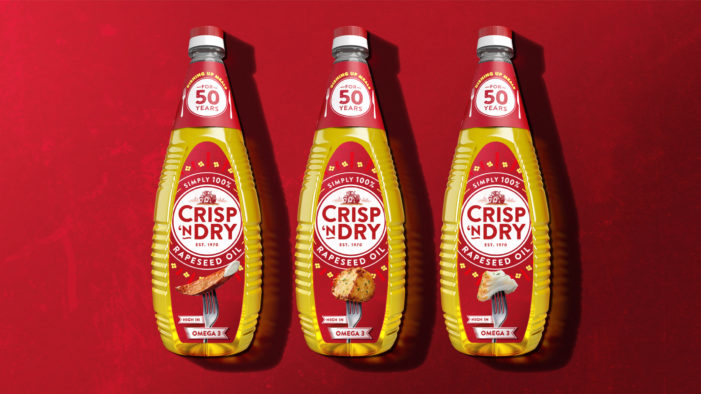 Crisp ’n Dry reveals new visual identity and brand positioning