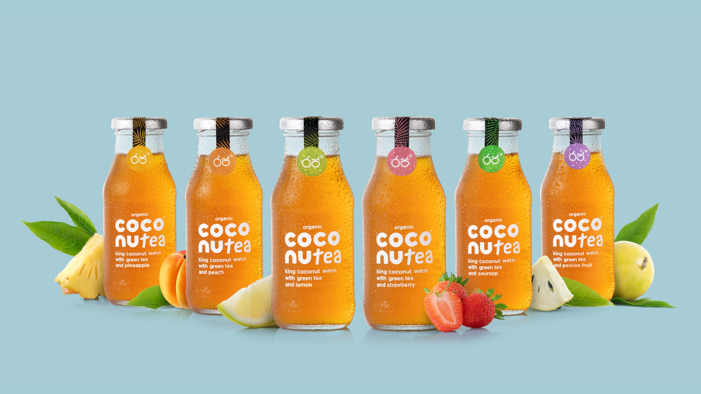 Lewis Moberly create identity for Coconutea, a new player in the organic food and beverage sector