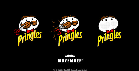 Pringles celebrates new Movember partnership by unveiling ‘moustacheless’ Mr. P logo