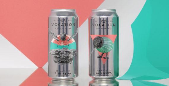 Robot Food get artistic with designs for Vocation Brewery’s Hop Showcase series