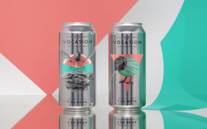 Robot Food get artistic with designs for Vocation Brewery’s Hop Showcase series