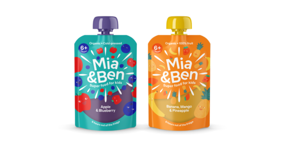 MIA & BEN Organic Children’s Food Rebrands And Launches With New Lower Price