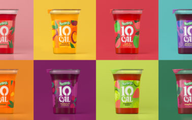 Pearlfisher brings joy to jelly with new design for Hartley’s 10 Cal Jelly.