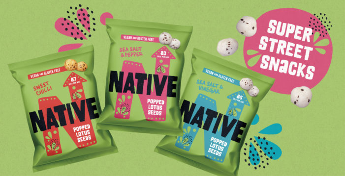 F&f launch their latest rebrand for Native Snacks – the plant-based brand that’s bringing delicious and good-for-you Super Street Snacks