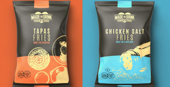 Made For Drink Makes Audacious Move Into UK’s £1 Billion Potato Crisp Category With ‘Chicken Salt’ & ‘Tapas’ Fries