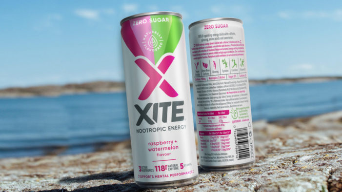 XITE-ing redesign for nootropics energy drink brand